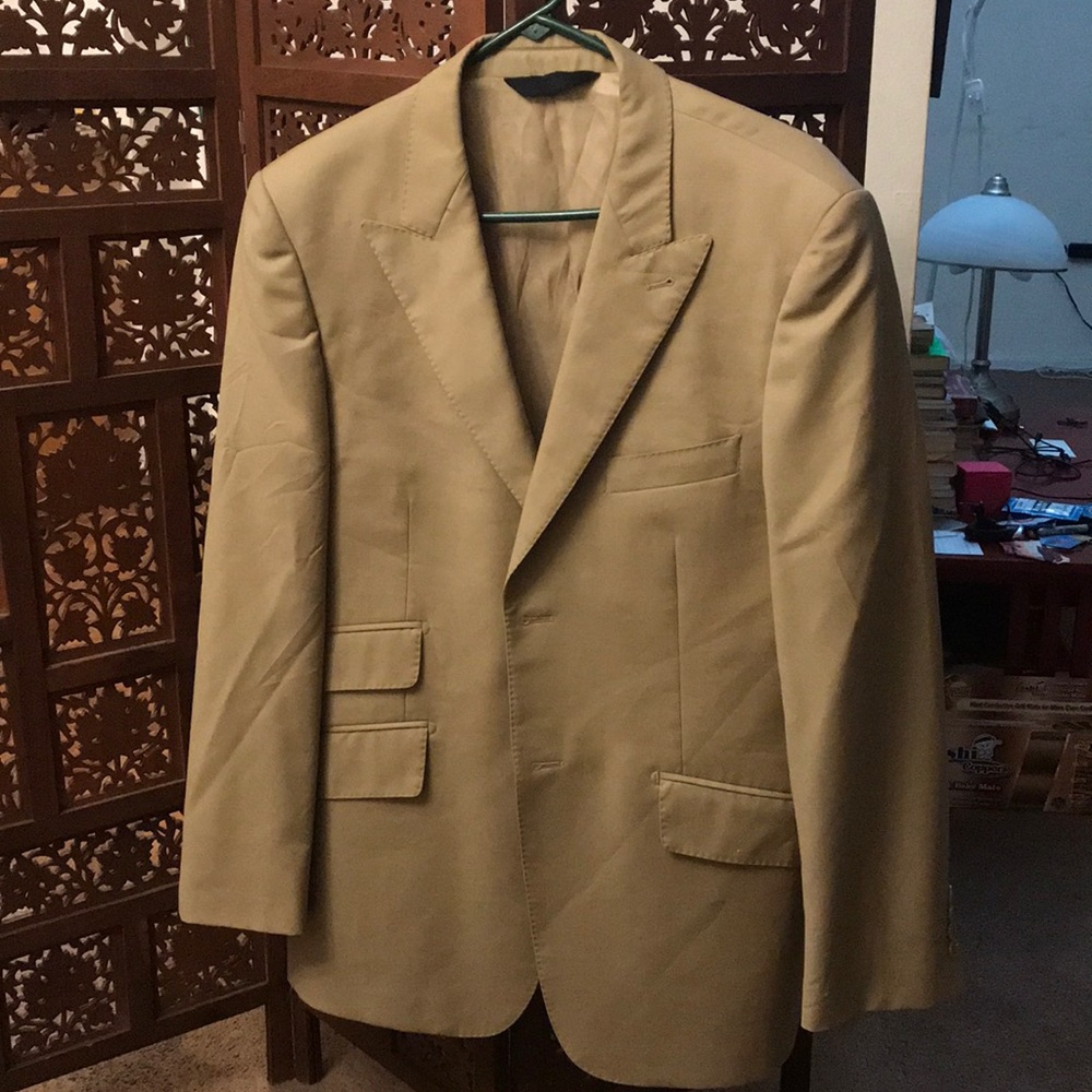 Beige Suit Jacket